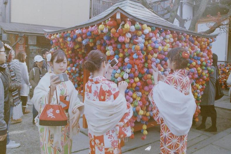 Modern ontmoet oud in Kyoto © Wendy Wuyts