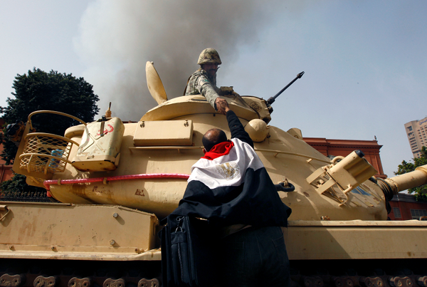 Waarom het Egyptische leger niet schiet