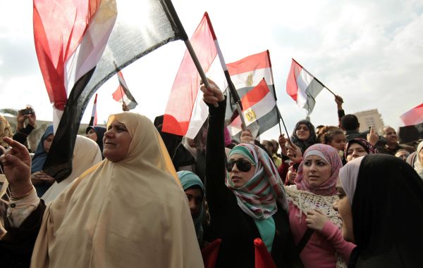 Arabische vrouwen op de barricades