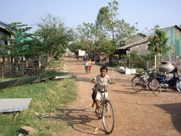 Een clown in Cambodja