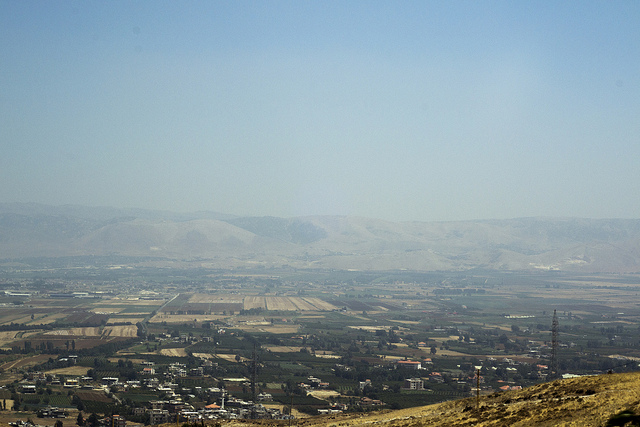 Langs de vage grens tussen Libanon en Syrië