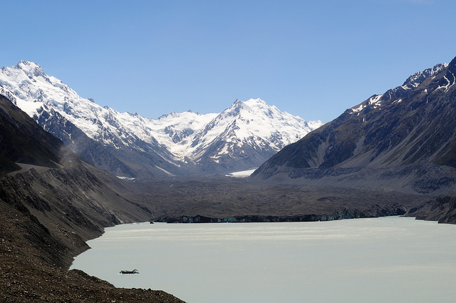 Nieuw-Zeelandse Alpen slinken zienderogen