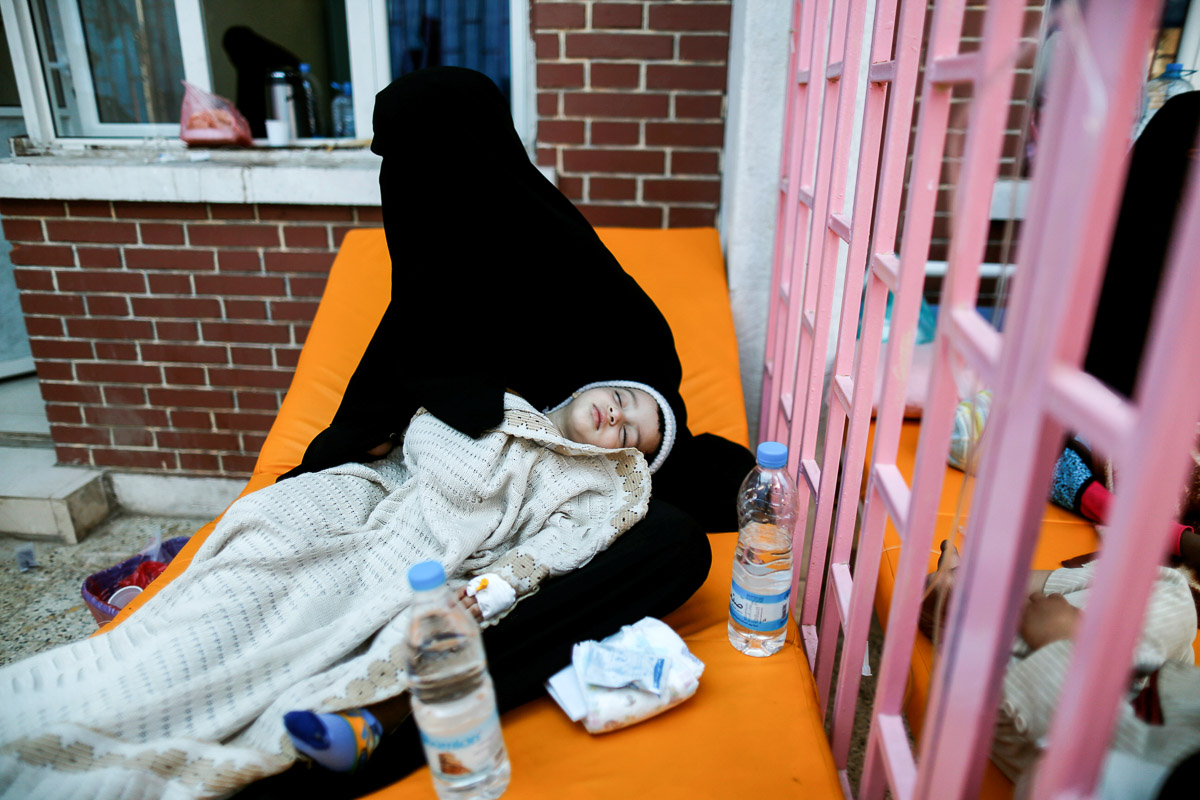 Half miljoen gevallen van cholera in Jemen