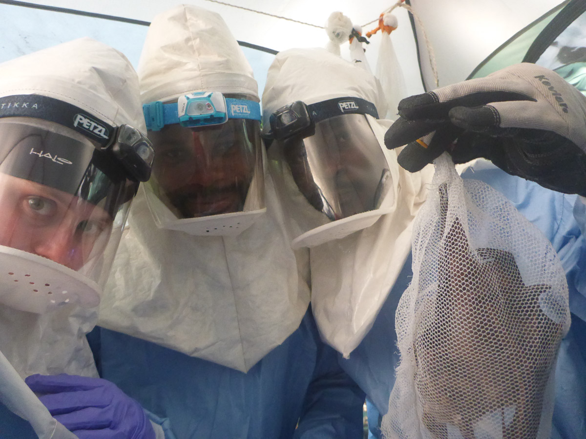 Zoektocht naar Ebola in het hart van het equatoriaal regenwoud in Congo