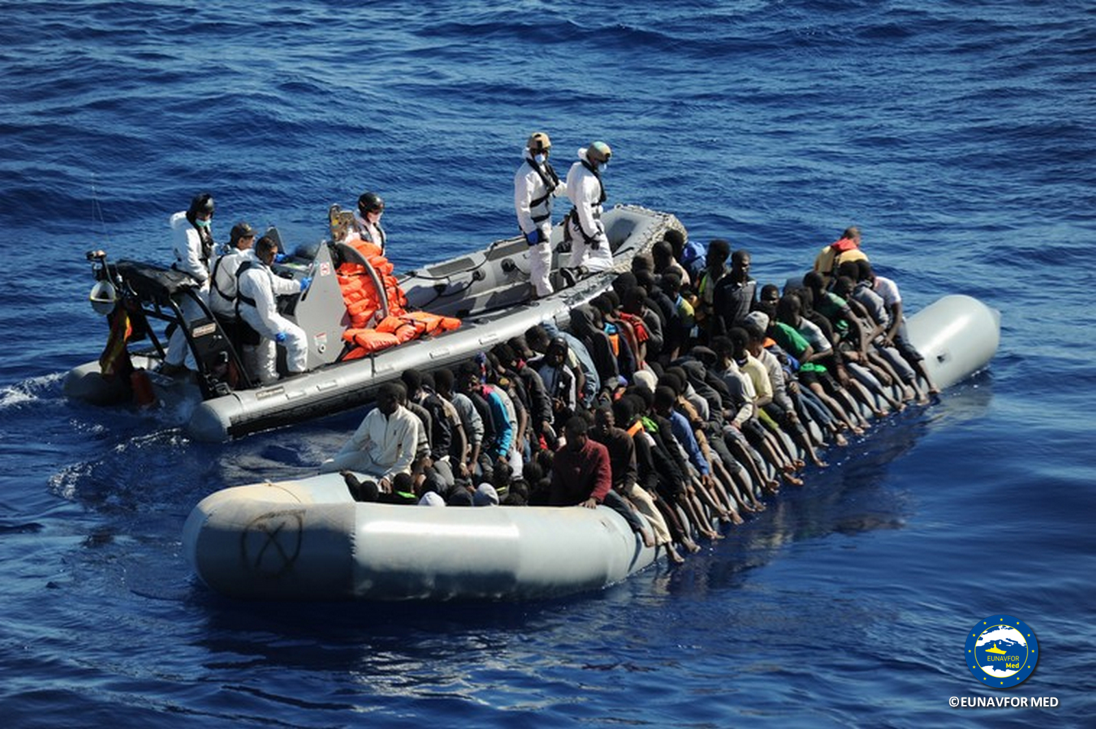 Geen reddingsacties meer op zee, Europese grenzen verder gemilitariseerd
