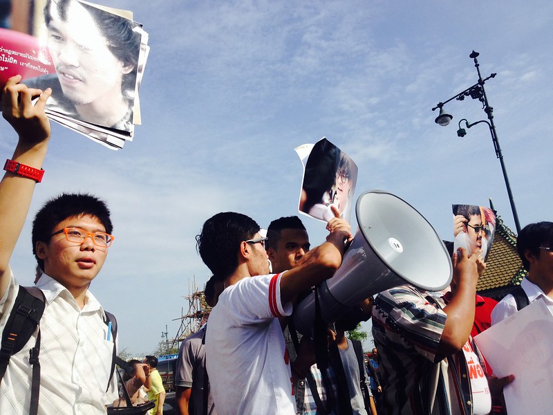 Thaise studenten zijn niet van plan nog langer te zwijgen