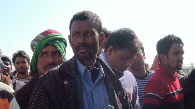 Immigranten als vuil behandeld in Libië