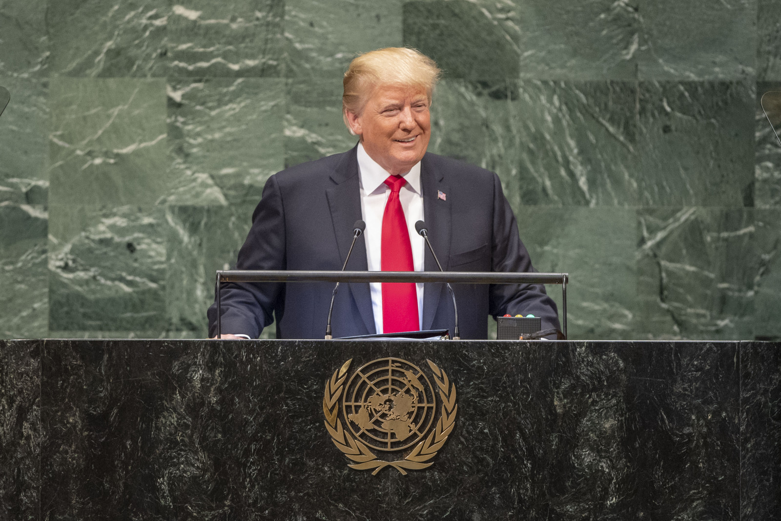 Donald Trump: ‘Ik verwerp de ideologie van globalisme en omarm de doctrine van patriottisme’ 