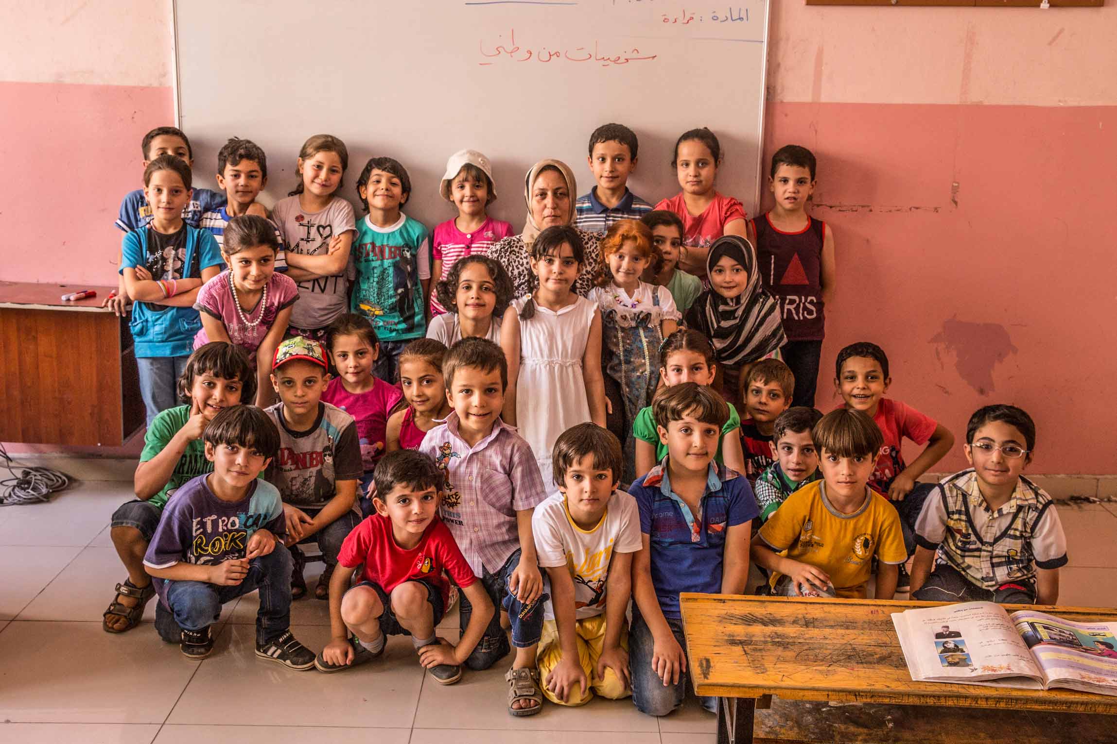 Eindelijk vakantie? Syrische kinderen staan te springen om naar school te mogen