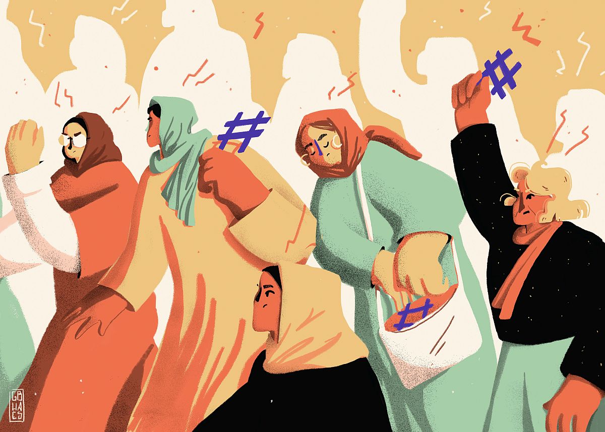 Hashtags in de strijd voor het vrouwenlichaam in Egypte