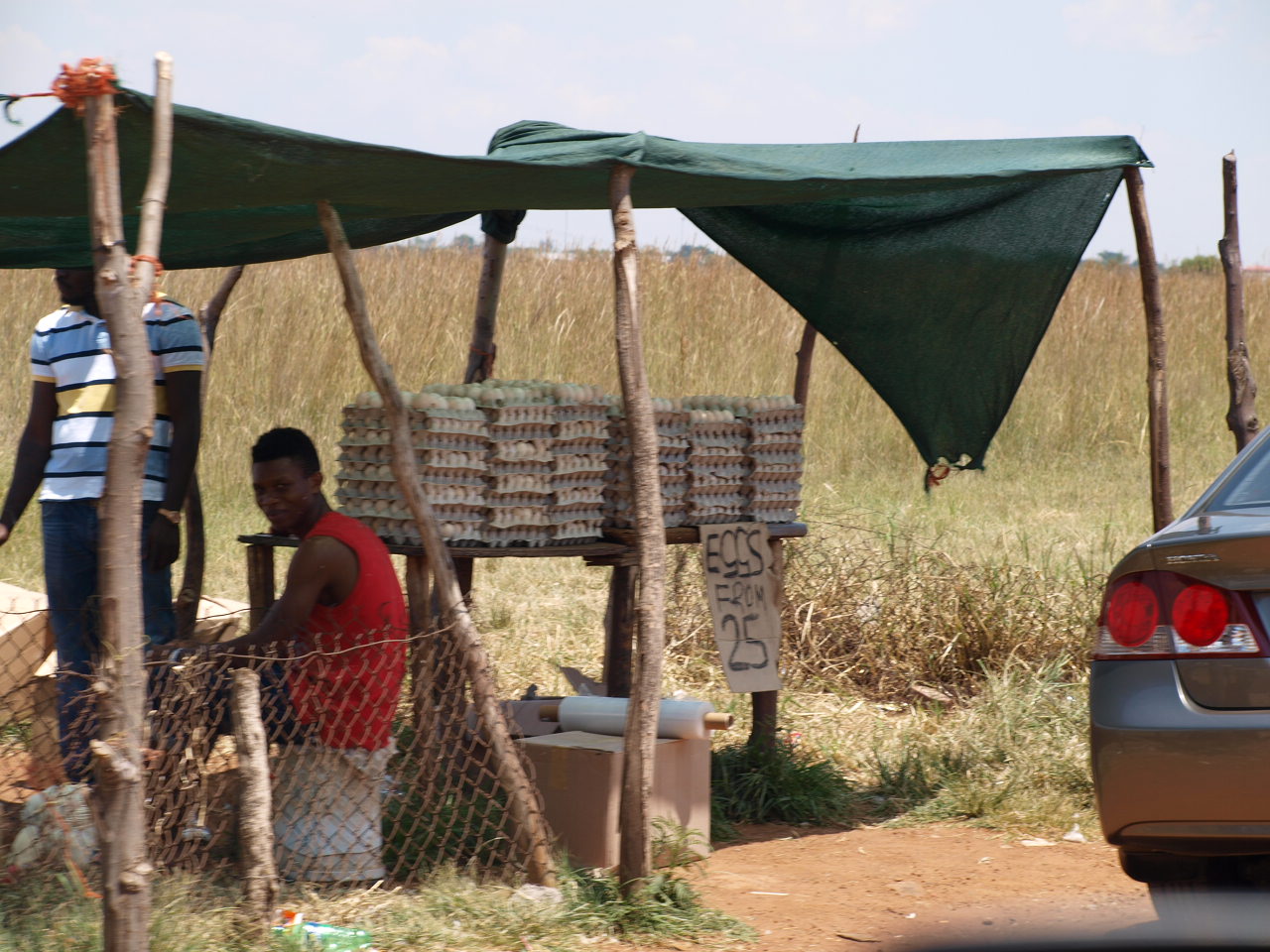 Even weg in Zuid-Afrika