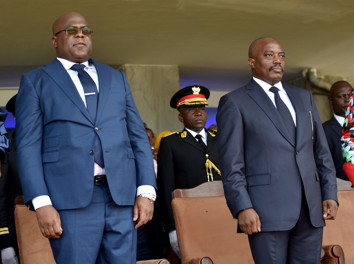 Tshisekedi en Kabila armworstelen over de macht