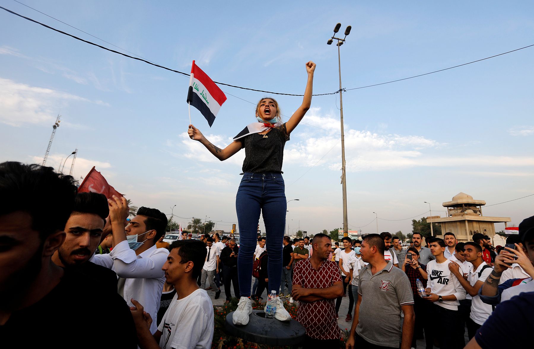Iraakse demonstranten: ‘Hoe meer geweld je gebruikt, hoe luider we roepen’