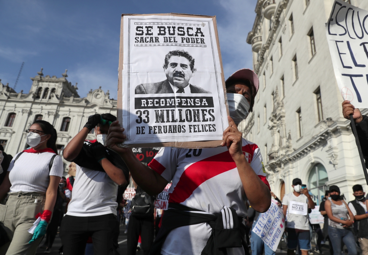 Drie presidenten in een week tijd: ‘De Peruanen willen respect voor de democratie’