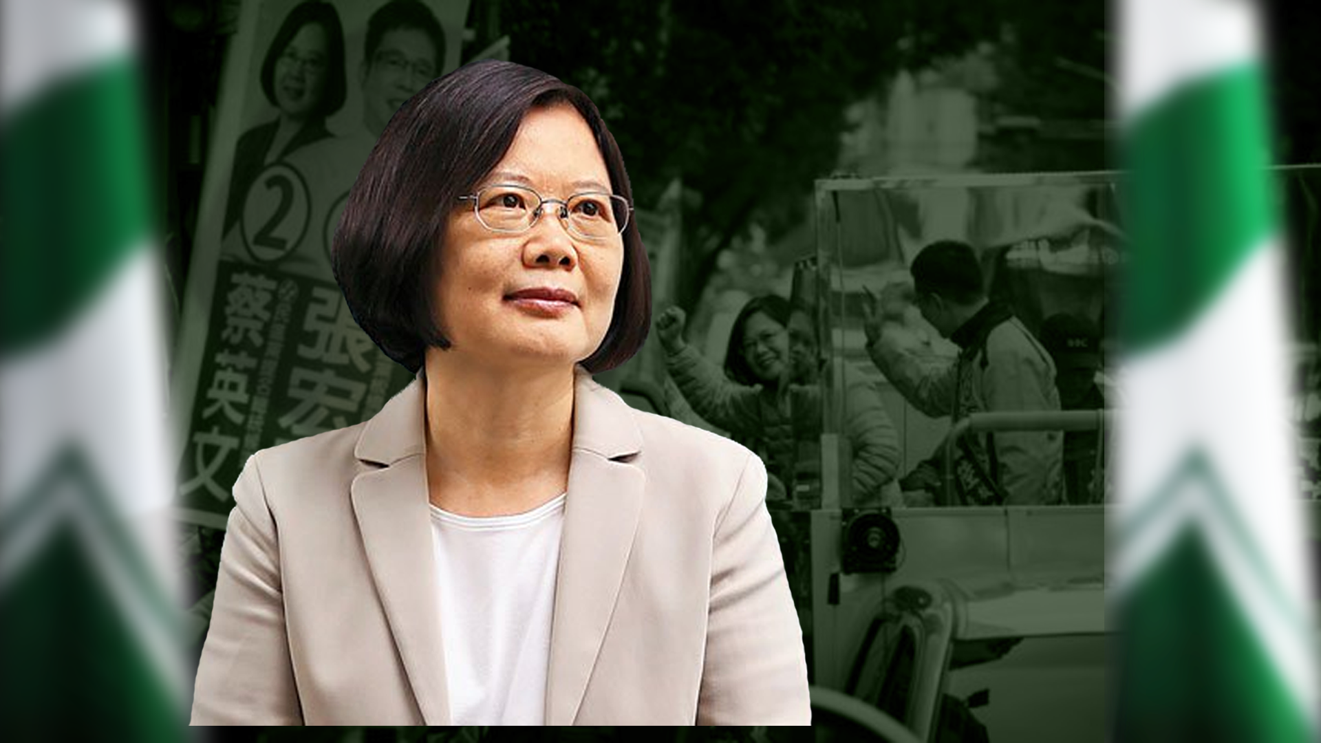 Taiwanese kiezer maakt vuist tegen China