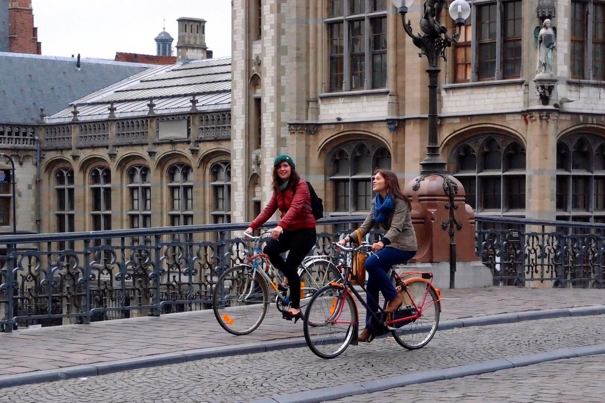 Fietsen in Gent: een verademing