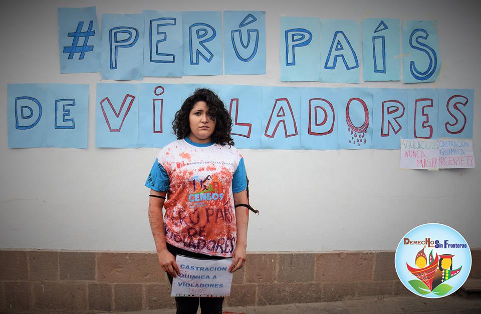 Protest in Peru, ‘land van verkrachters’