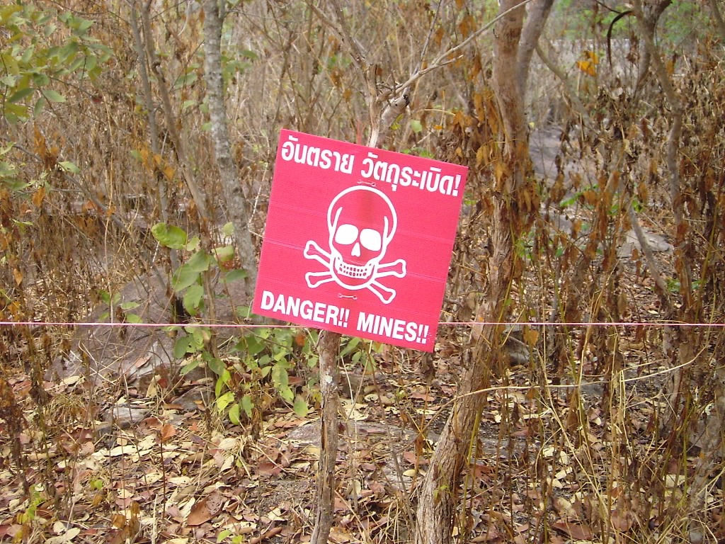 Thaise opstandelingen gebruiken landmijnen