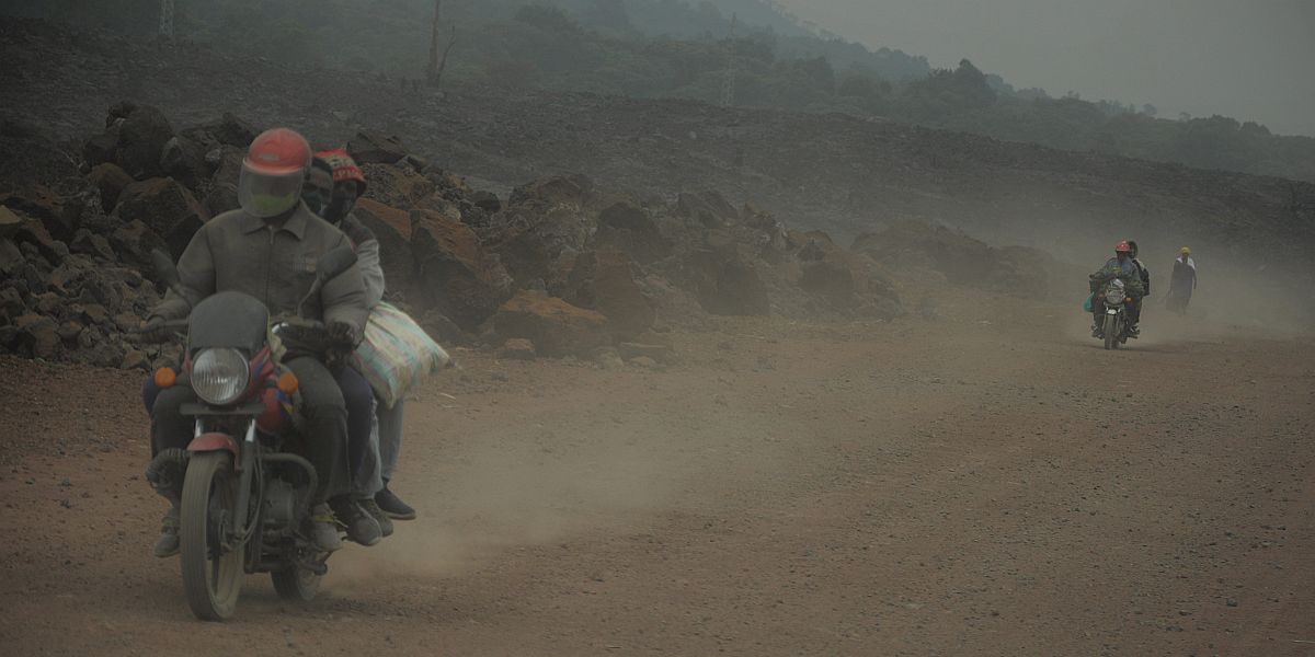 Boeren zijn onzichtbare slachtoffers van de vulkaanuitbarsting in Goma