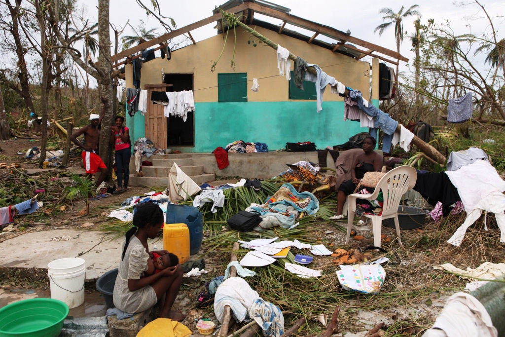 Haïti zwaar getroffen door orkaan Matthew