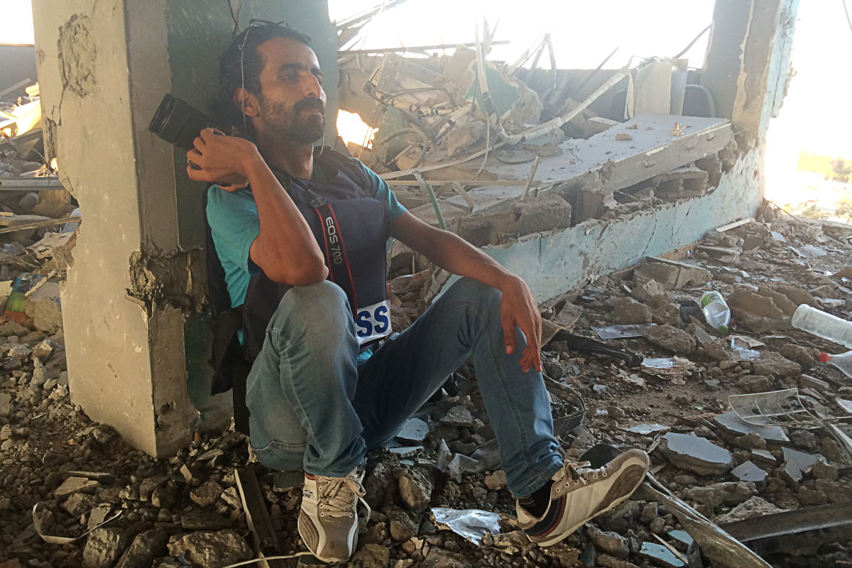 Het persoonlijke verhaal van Palestijns oorlogsjournalist Zouheir Al-Najjar