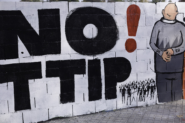 ‘Belgische verkozenen, wij vragen u de TTIP-onderhandelingen stop te zetten’