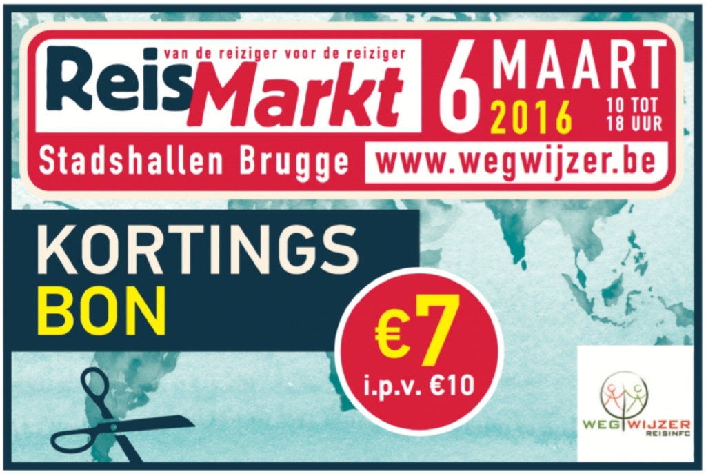 Reismarkt in Brugge: Korting voor MO*lezers!