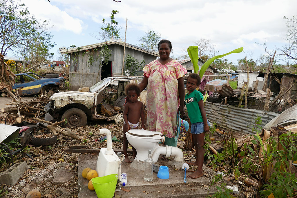 Vanuatu kampt met voedselschaarste na doortocht dubbele cycloon