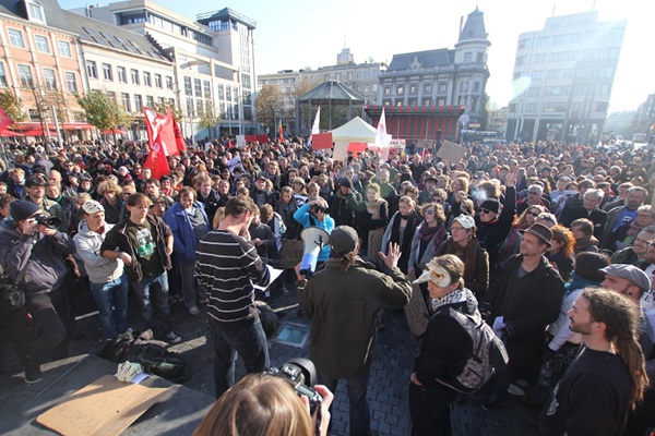 Occupy Antwerp meer forum dan revolutie