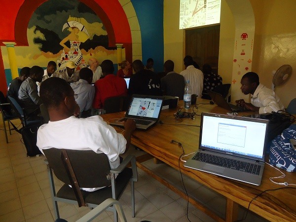 Virtuele gemeenschapszin in Afrika 