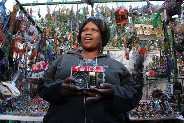 Migranten op Green Market