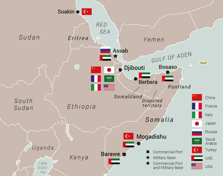 © From DIIS Policy Brief April 2019, map by ALJ Design.