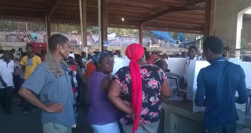 De 1ste ronde van de Haïtiaanse presidentsverkiezingen mobiliseerde maar 25% van het electoraat