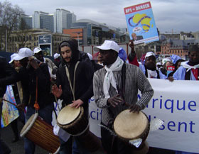 Afrika komt op straat in Brussel