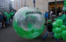 Grote manifestatie in Brussel in aanloop naar klimaattop