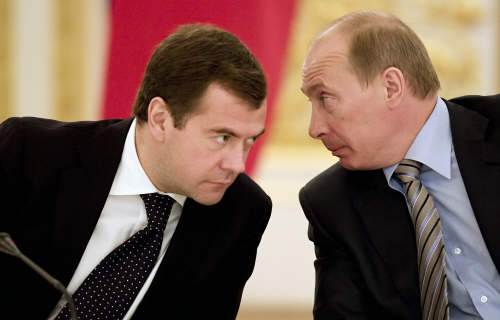 Medvedev volgt Poetin op